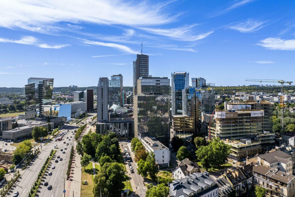 HERO (Lvivo g. 21) - Office center - construction photos