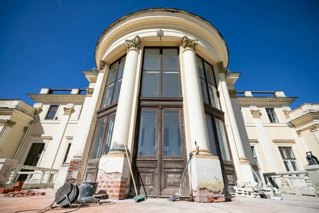 Trakų Vokės dvaro rekonstrukcija (Žalioji a. 2A) - Muzejs - būvdarbu attēli