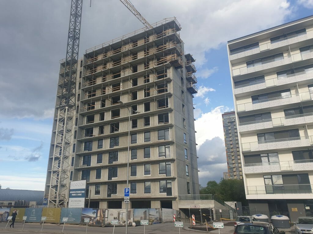 Horizon (Viršuliškių skg. 58) - Multi apartment - construction photos