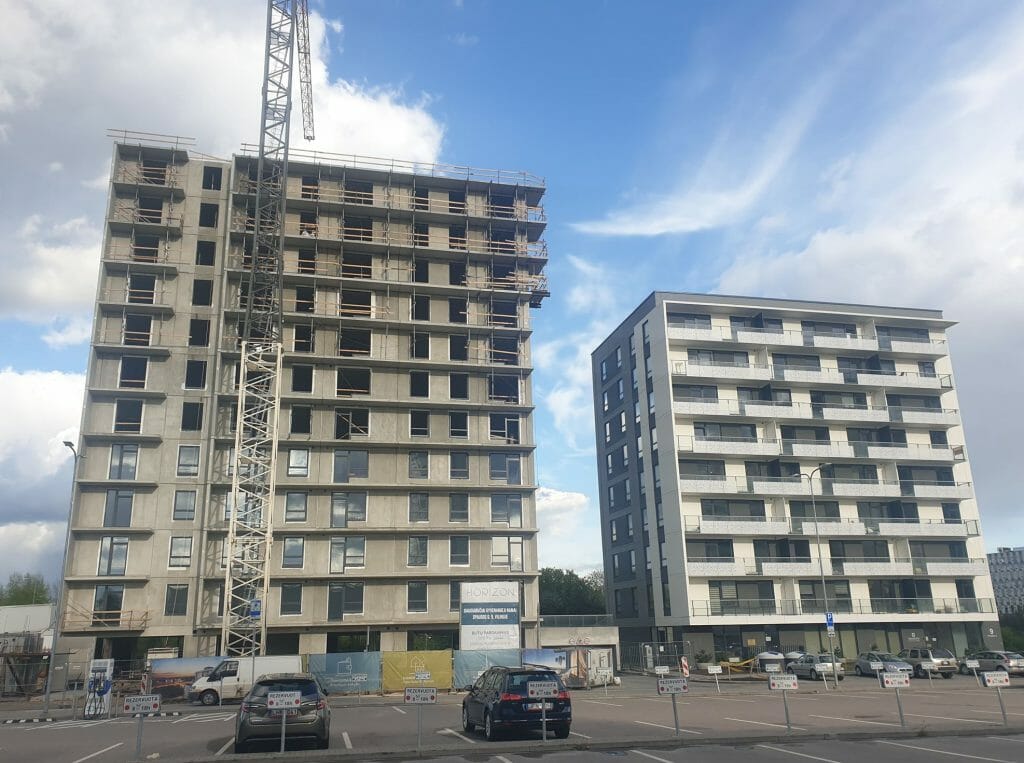 Horizon (Viršuliškių skg. 58) - Multi apartment - construction photos
