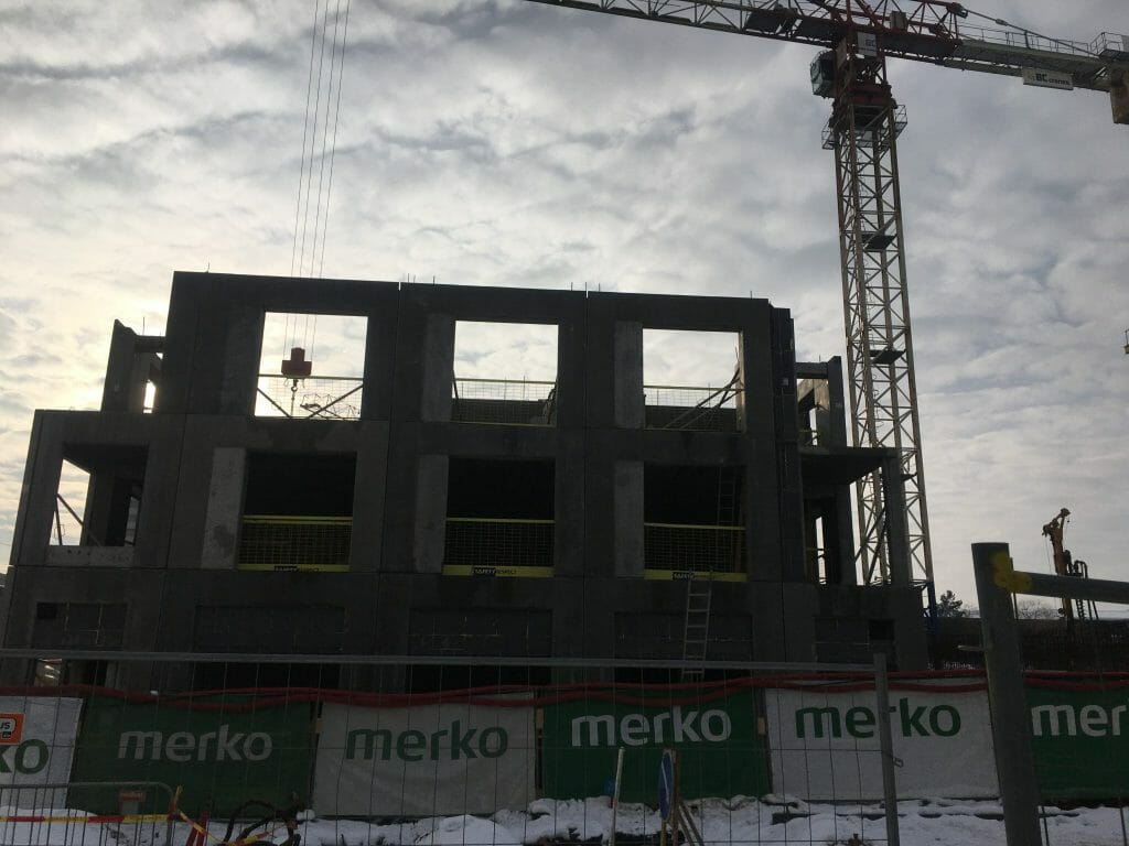 Vilnelės skverai 1 etapas (Manufaktūrų g. 7) - Multi apartment - construction photos