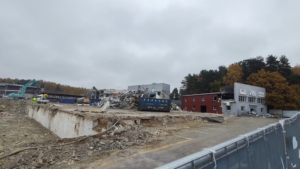 PC Mada rekonstrukcija (Viršuliškių g. 40, 42) - Shopping center - construction photos