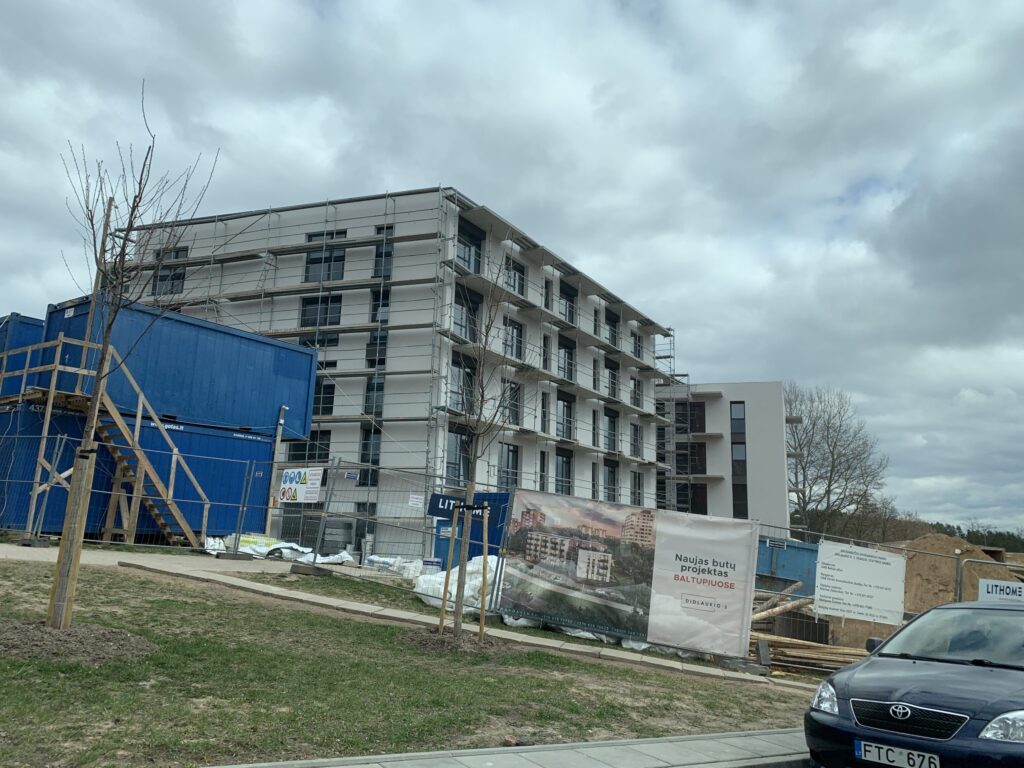 Didlaukio 3 (Didlaukio g. 3) - Multi apartment - construction photos