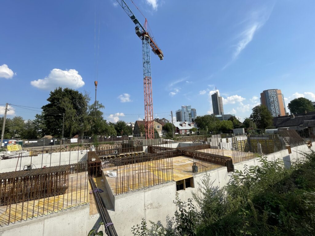 Šnipiškių solo (Veprių g. 4) - Daudzdzīvokļu nams - būvdarbu attēli