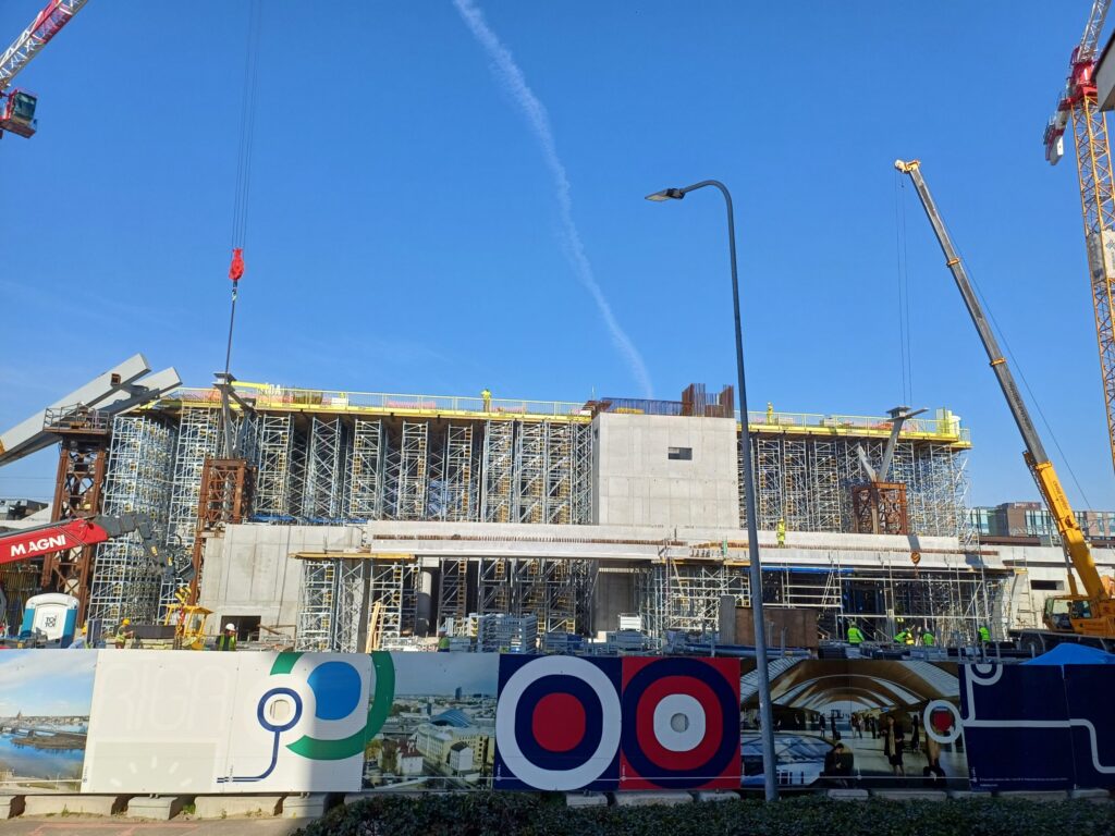 Rīgas Centrālās dzelzceļa stacijas pārbūve (Stacijas laukums 2) - Train station - construction photos