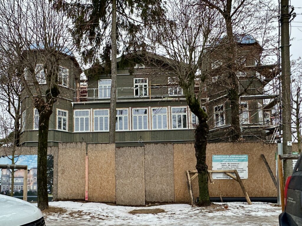 Panemunės vila (Gailutės g. 28) - Multi apartment - construction photos