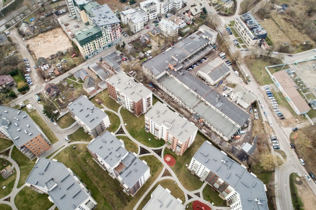 Žvėryno City (Paribio g. 12) - Multi apartment - construction photos