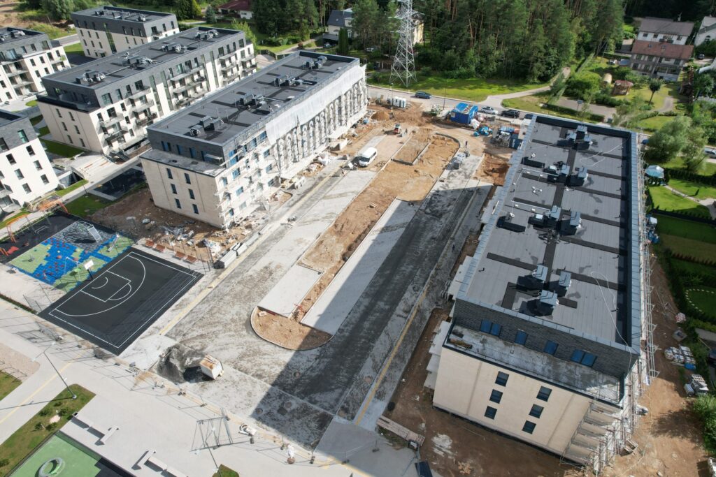 Lazdynėlių vingis 7-8 etapai (Žaibo g. 5, 7) - Multi apartment - construction photos