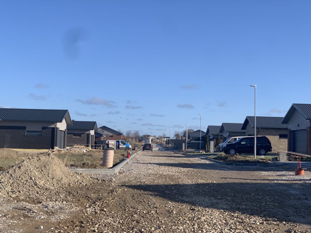 Saulės kalvos (Akacijų g. 1, 2, 3, 4, 5, 6, 7, 8, 9, 10, 11, 12, 13, 14, 15, 16, 17, 18, 19, 20, 21, Jazminų g. 1, 3, 5, 7, 9, 11, 13, 15, 17) - Private house community - construction photos