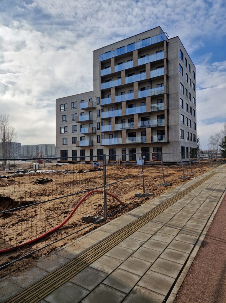 Martyno namai 3 etapas (A korpusas) (M. Mažvydo g. 30) - Multi apartment - construction photos