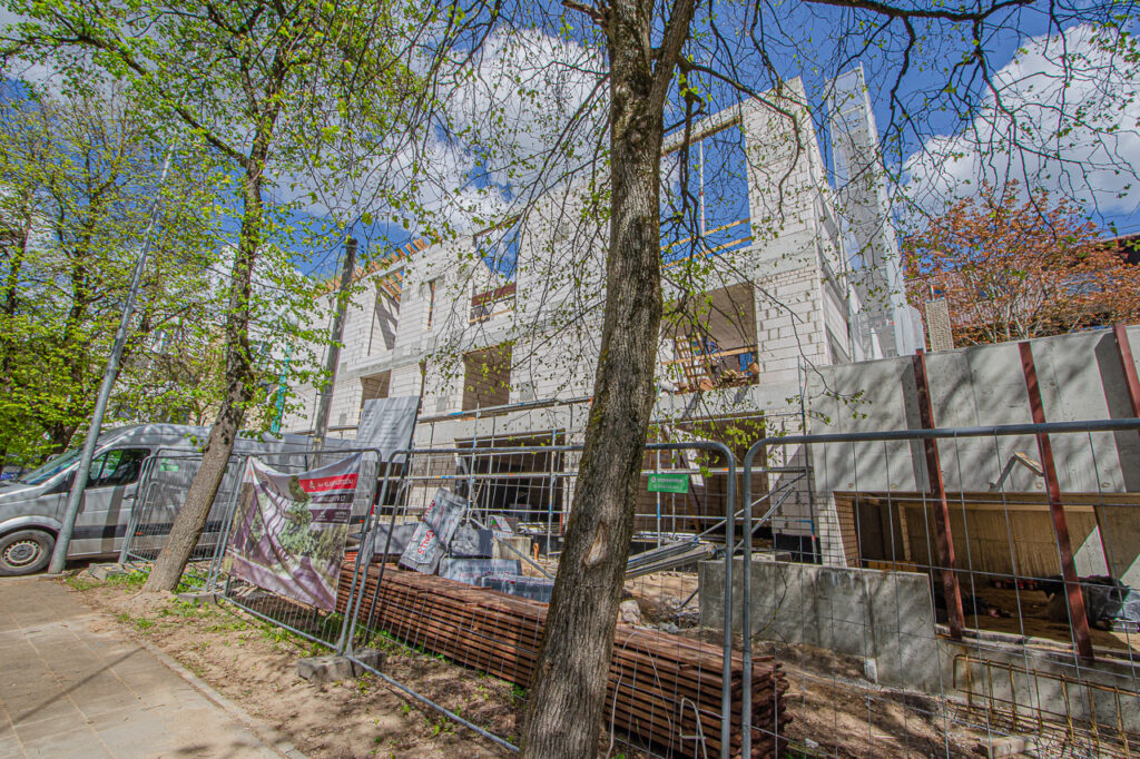 Lūšių 19 (Lūšių g. 19) - Row housing - construction photos