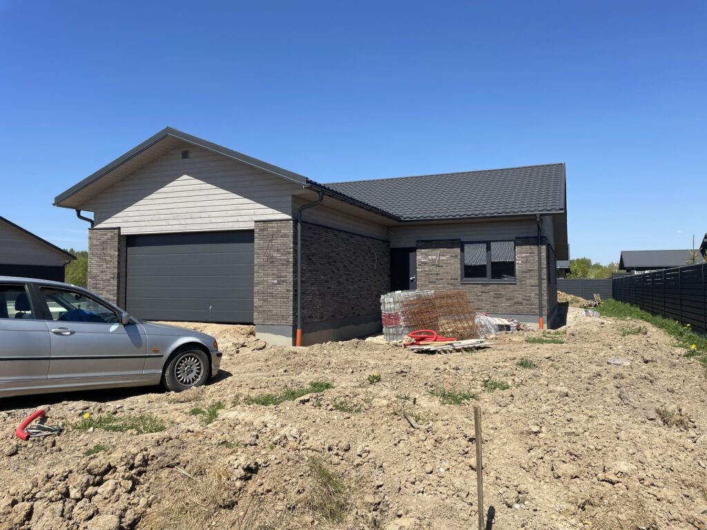 Saulės kalvos (Akacijų g. 1, 2, 3, 4, 5, 6, 7, 8, 9, 10, 11, 12, 13, 14, 15, 16, 17, 18, 19, 20, 21, Jazminų g. 1, 3, 5, 7, 9, 11, 13, 15, 17) - Private house community - construction photos