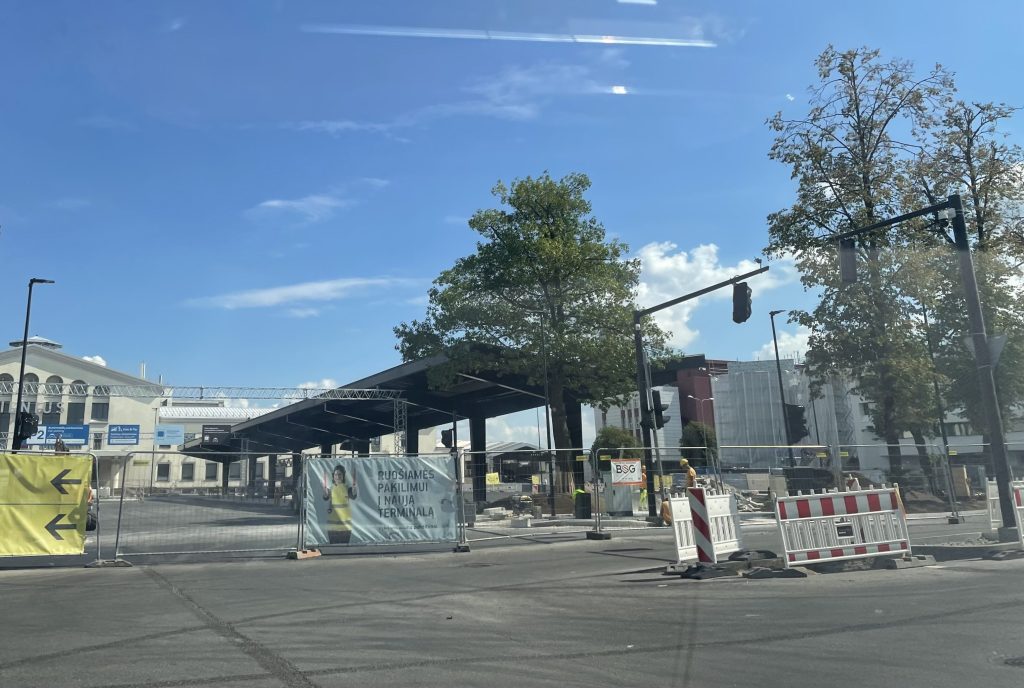 VNO aikštelių ir privažiavimo rekonstrukcija (Rodūnios kel. 2) - Parking facility - construction photos