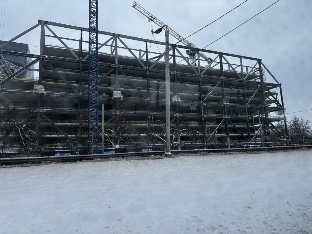 Preses Nama Kvartāls - 1. kārta (Balasta dambis 2) - Biroju centrs - būvdarbu attēli