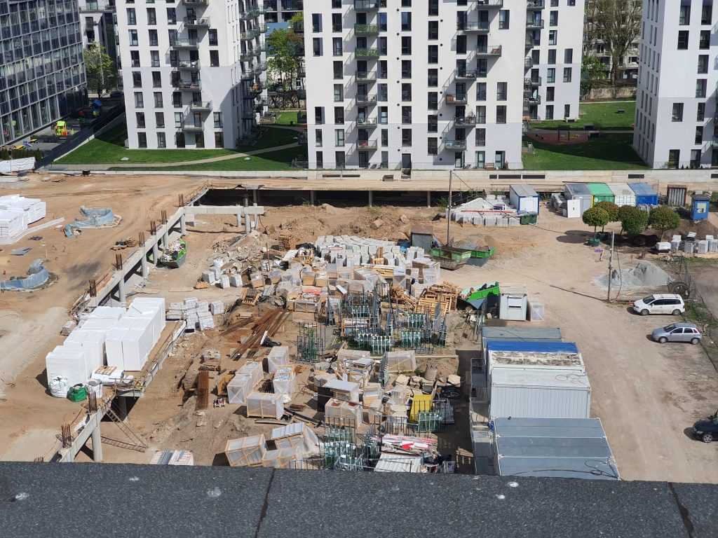 Business Stadium Central (Rinktinės g. 3) - Verslo centras - statybų nuotraukos