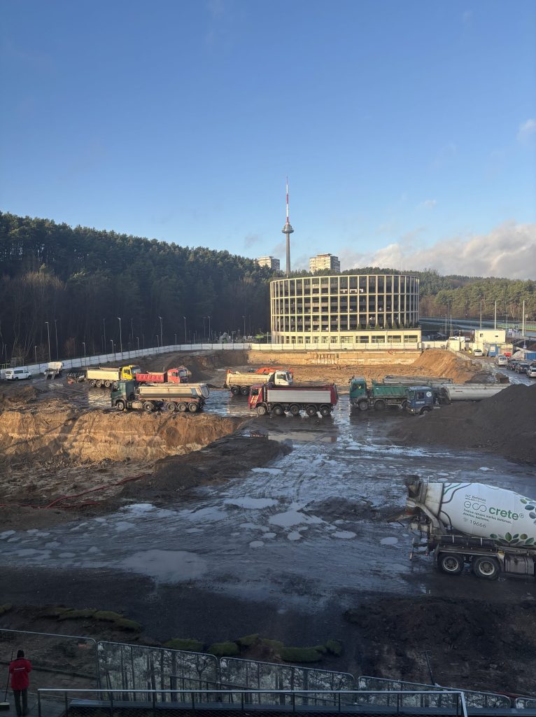 Business Garden Vilnius 2 etapas (Laisvės pr. 10) - Office center - construction photos