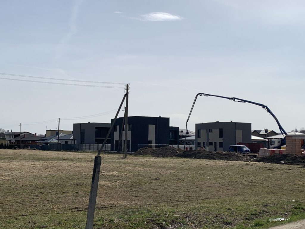 M. ir P. Šalčių g. 45-57 (M. ir P. Šalčių g. 45-57) - Rindu mājas - būvdarbu attēli