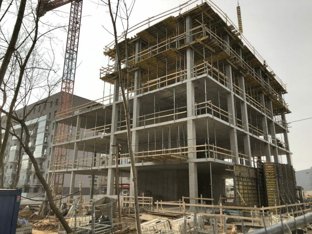 Žalgirio 94 (Žalgirio g. 94) - Office center - construction photos