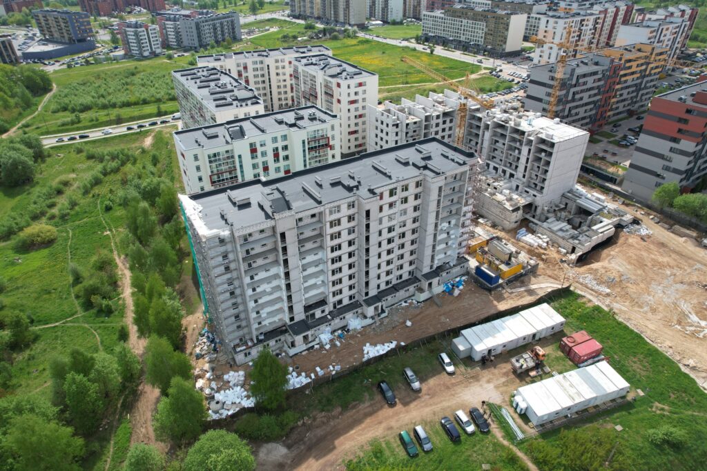 Leičių kiemas 5 etapas (Leičių g. 17) - Multi apartment - construction photos