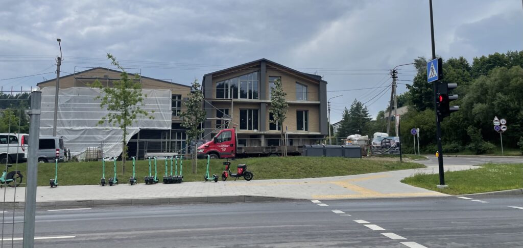 Batoro 34 (Stepono Batoro g. 34) - Multi apartment, Office center - construction photos