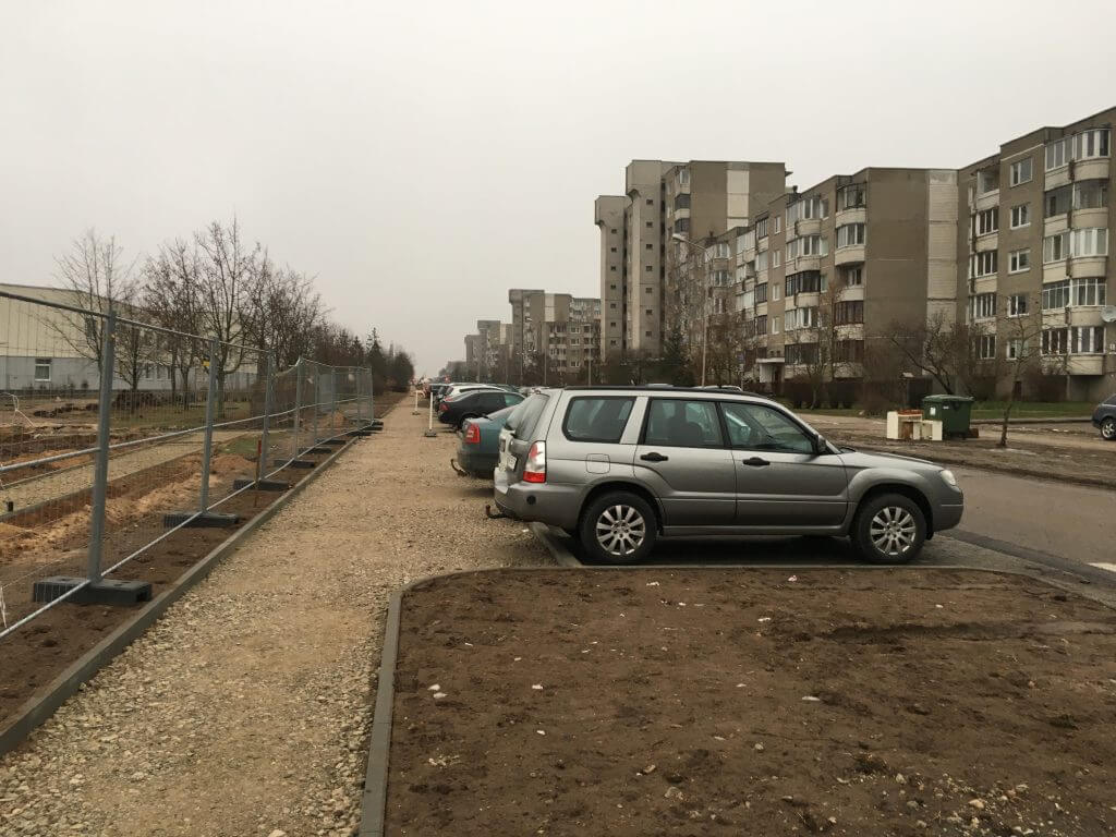 Įsruties g. rekonstrukcija (Įsruties g.) - Street - construction photos