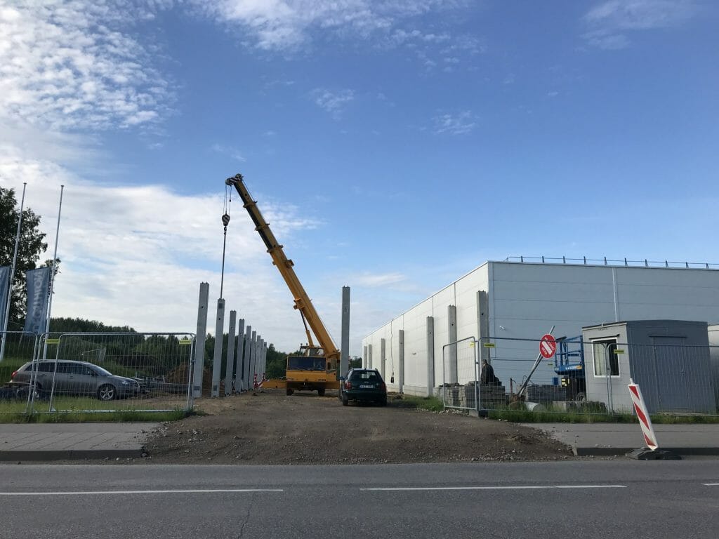 Decathlon Vikingų g. (Vikingų g. 5) - Shopping center - construction photos