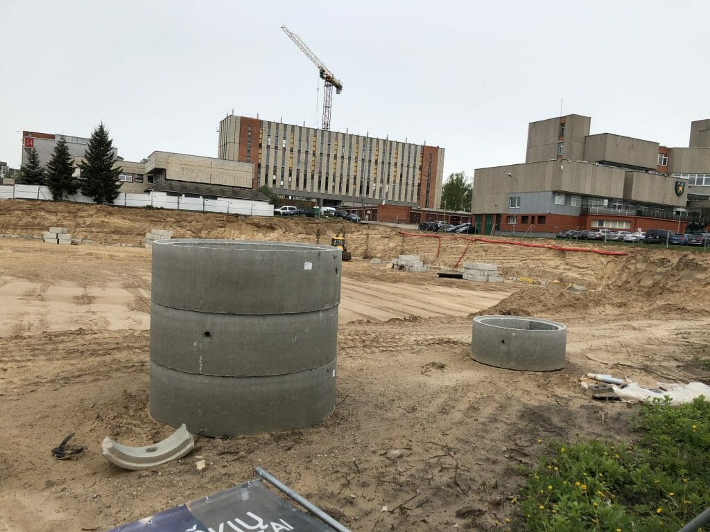 Viršuliškių stogai (Viršuliškių g. 38) - Multi apartment - construction photos