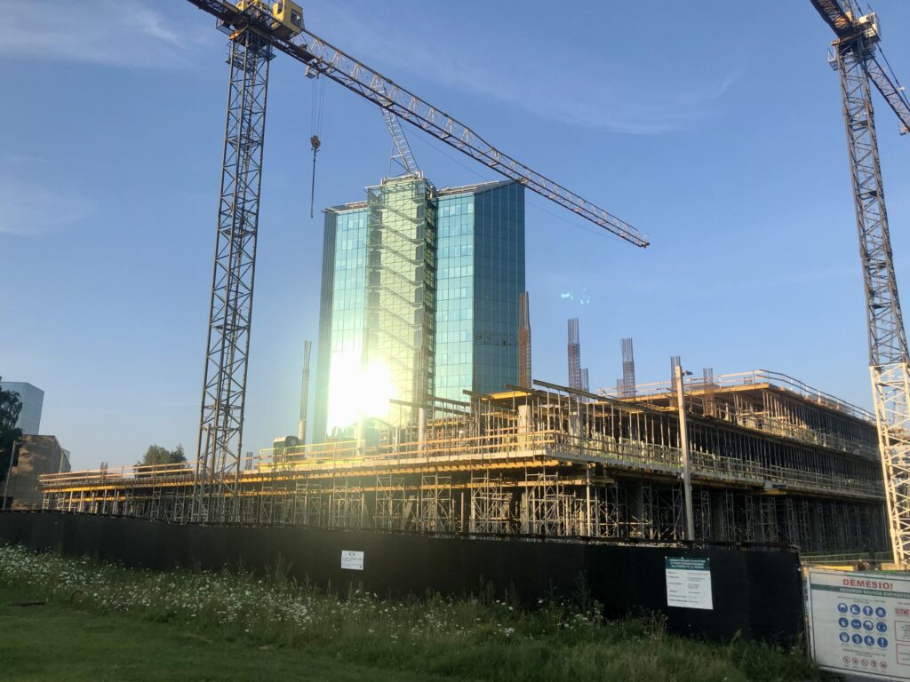 Teltonika Saltoniškių g. (Saltoniškių g. 14) - Office center - construction photos