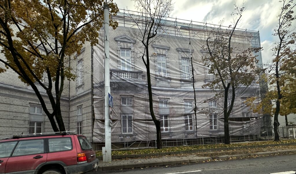 Vrublevskių bibliotekos rekonstrukcija (Žygimantų g. 1) - Library - construction photos