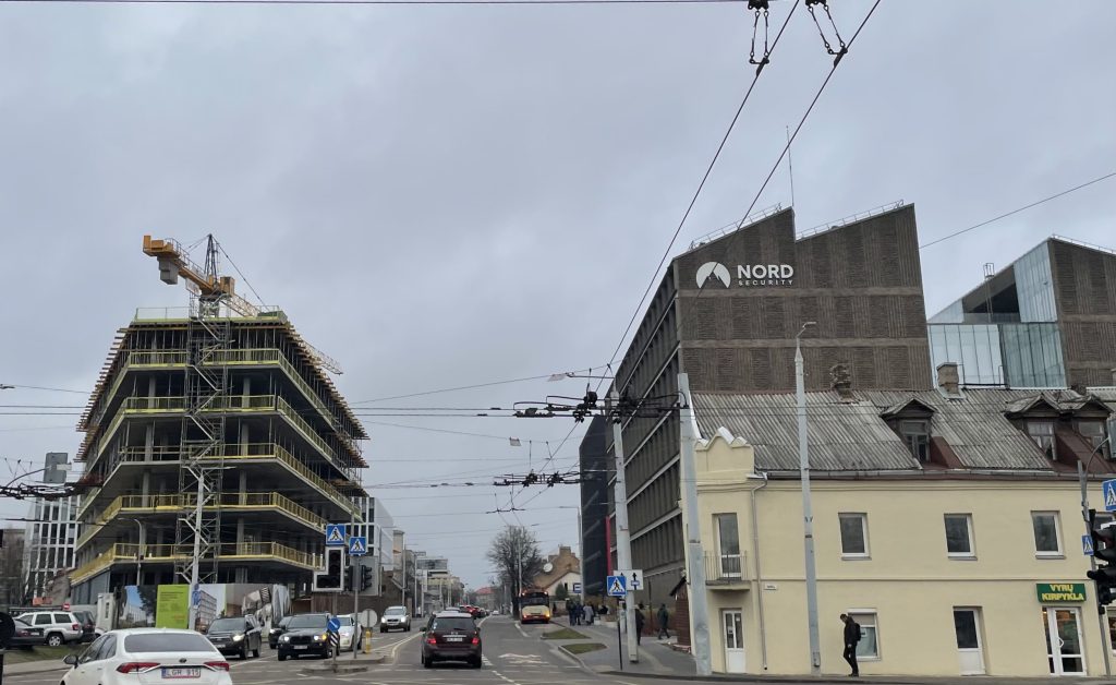 Uptown Park 2 (Švitrigailos g. 19, 21, 23) - Office center - construction photos