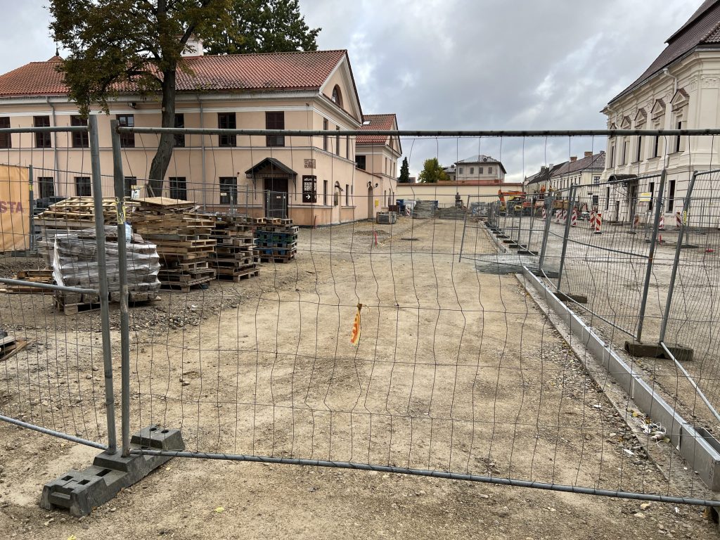 Kauno rotušės aikštė (Rotušės a.) - Square - construction photos