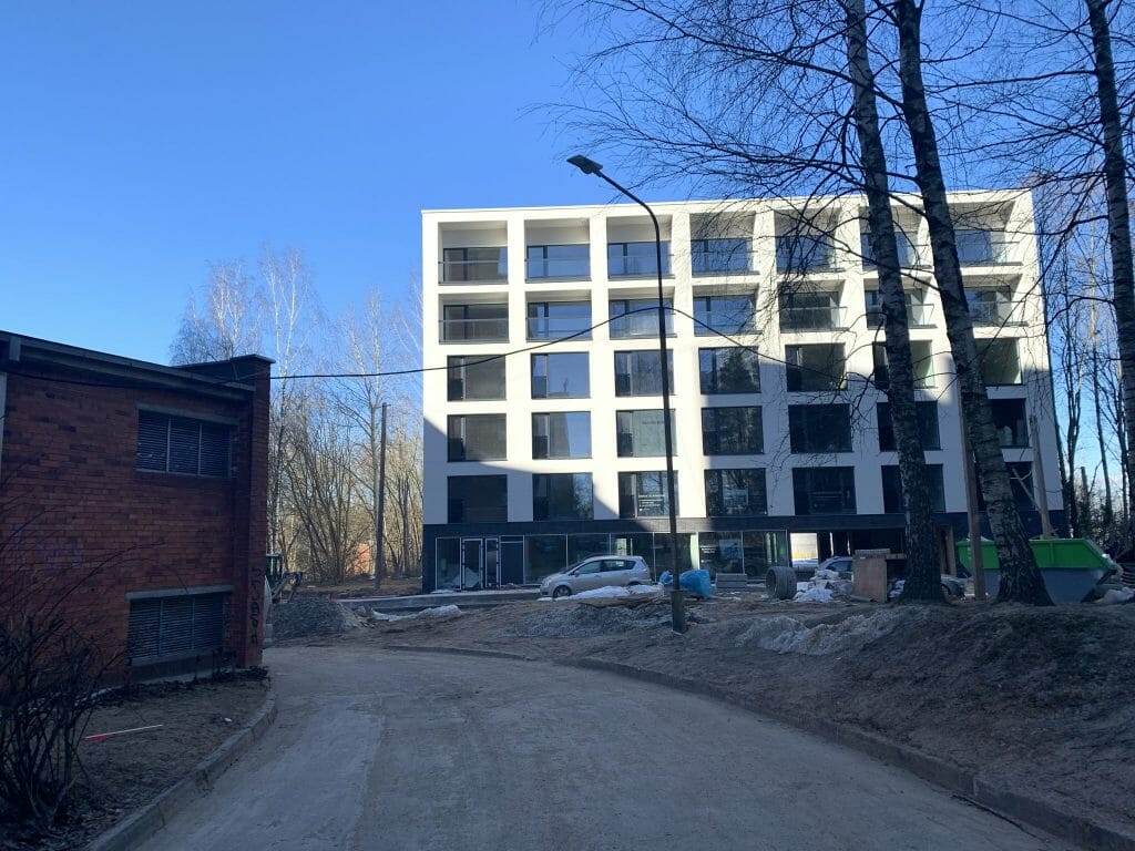 Student Box (Didlaukio g. 67A) - Multi apartment - construction photos