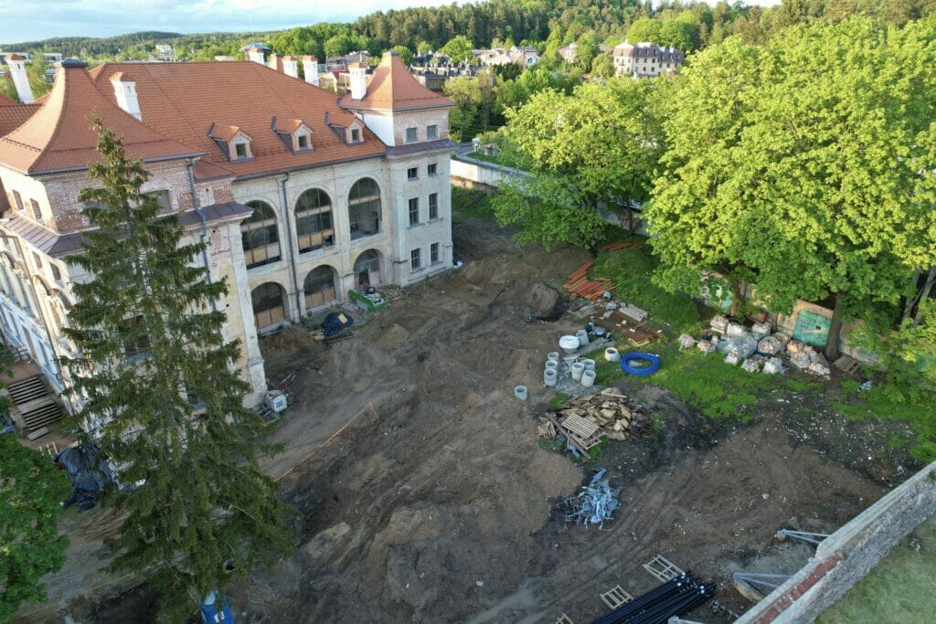 Sapiegų rūmai (L. Sapiegos g. 13) - Cultural center - construction photos