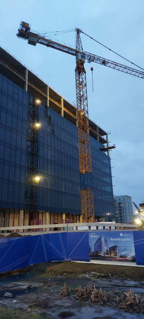 Elemental Business Centre (Skanstes iela 25) - Office center - construction photos