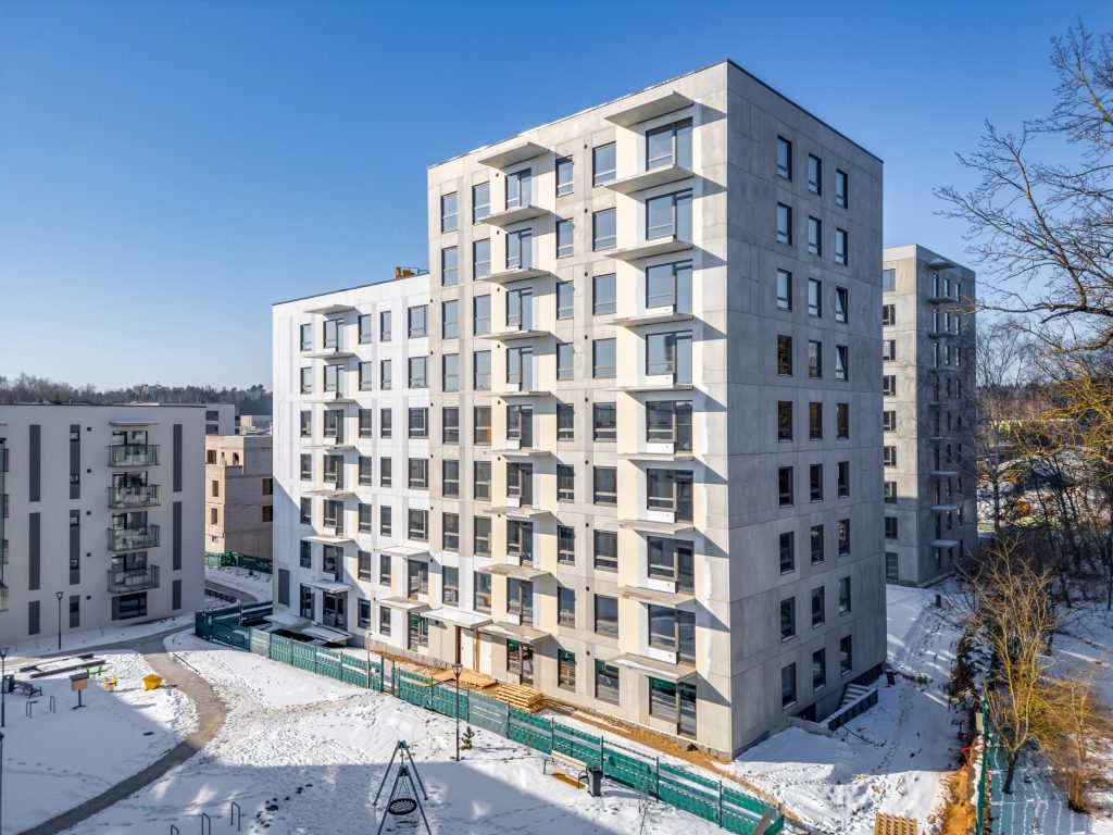 Metų laikai 2 etapas (Visorių g. 27) - Multi apartment - construction photos