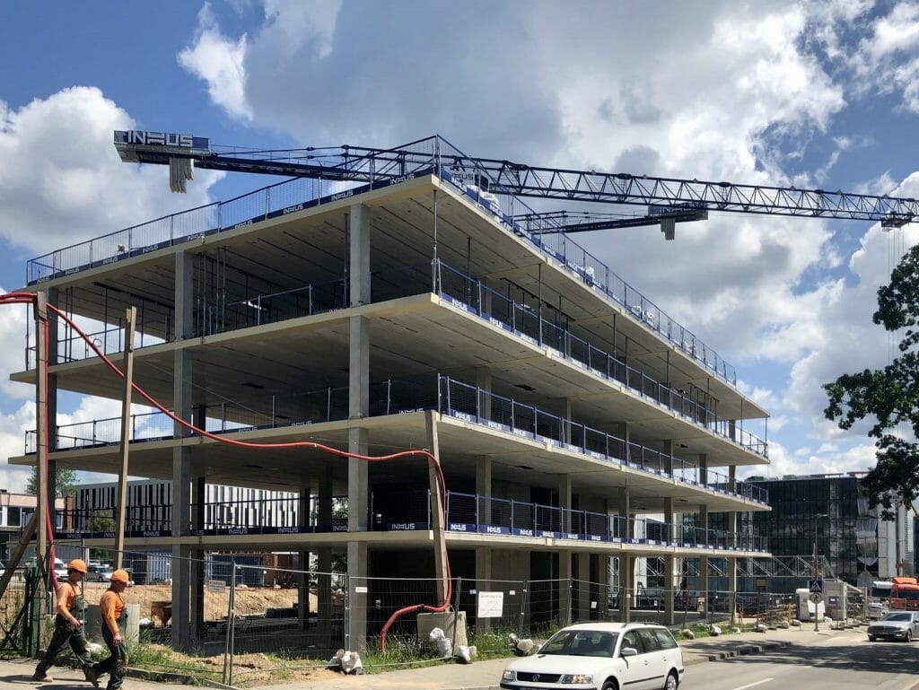 CORE (Ukmergės g. 126) - Office center - construction photos