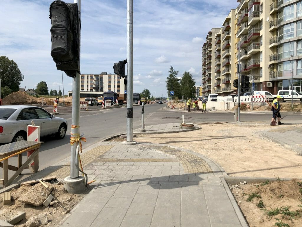 Rimi Pavilnionių g. (Pavilnionių g. 22) - Pārtikas veikals - būvdarbu attēli