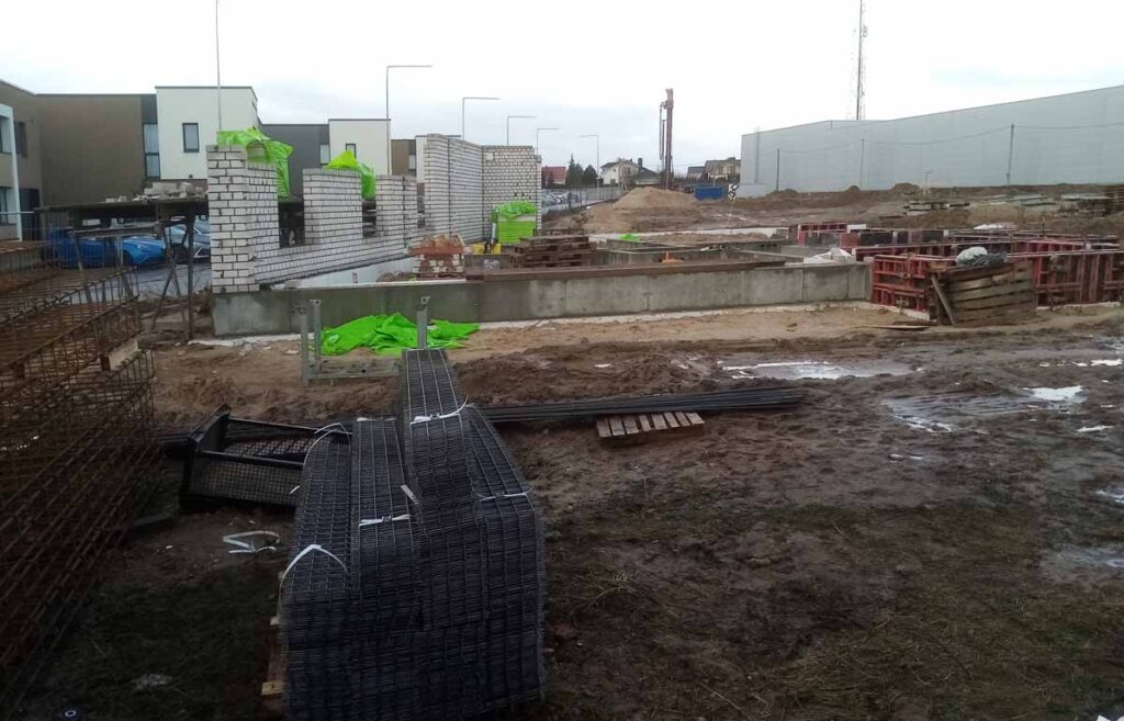 Saulės namai (Pilkalnio g. 5, 7) - Multi apartment - construction photos