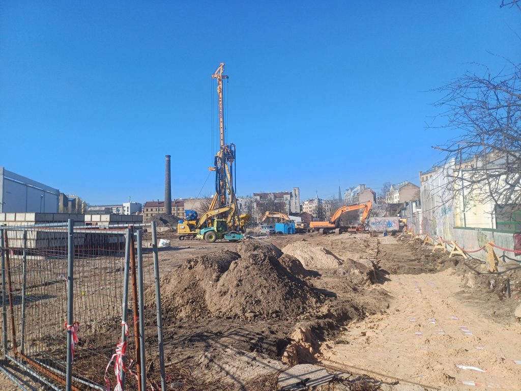 Lāčplēša skvērs – infrastruktūras pārbūve Lāčplēša iela 76 (Lāčplēša iela 76) - Road - construction photos