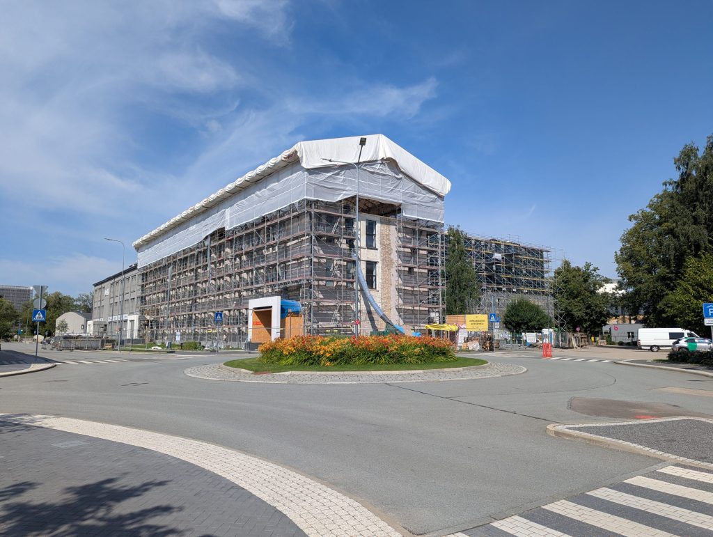 Dēļu iela 4 (Dēļu iela 4) - Biroju centrs - būvdarbu attēli