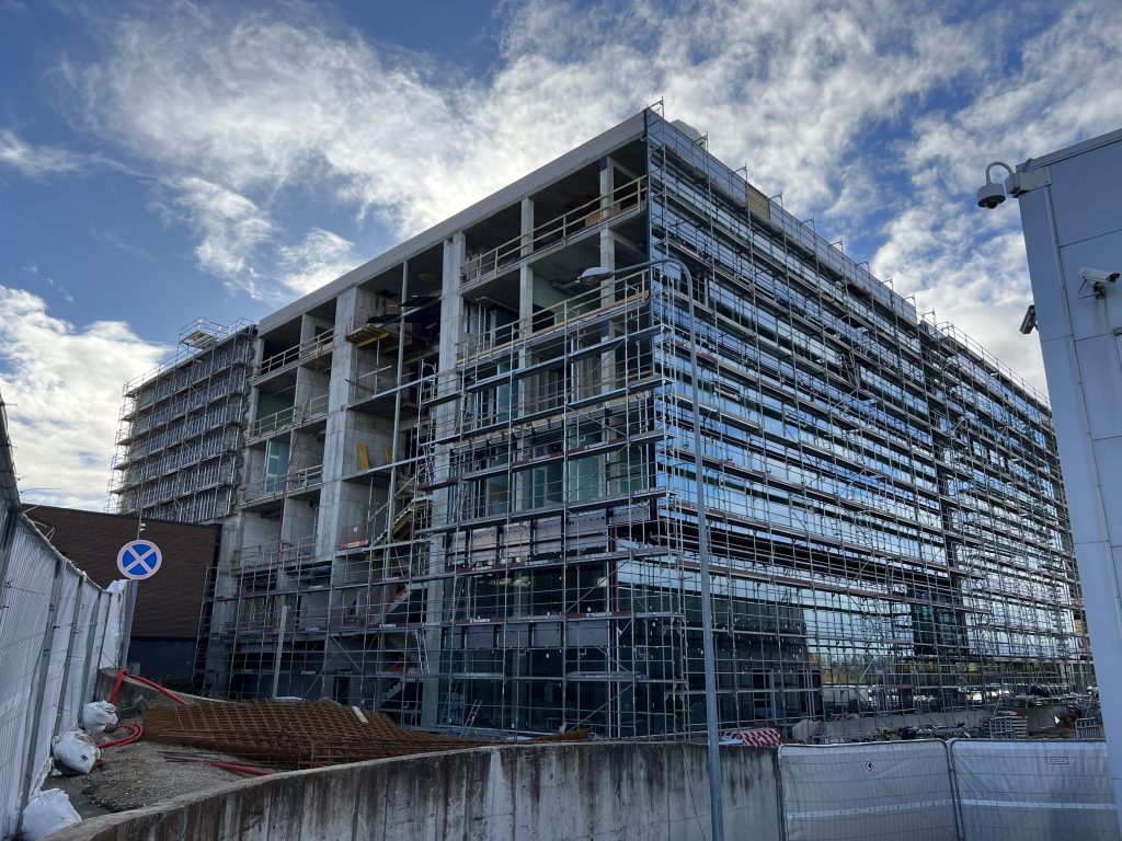 LSMU Infekcinių ligų pastatas (Eivenių g. 2) - Hospital - construction photos