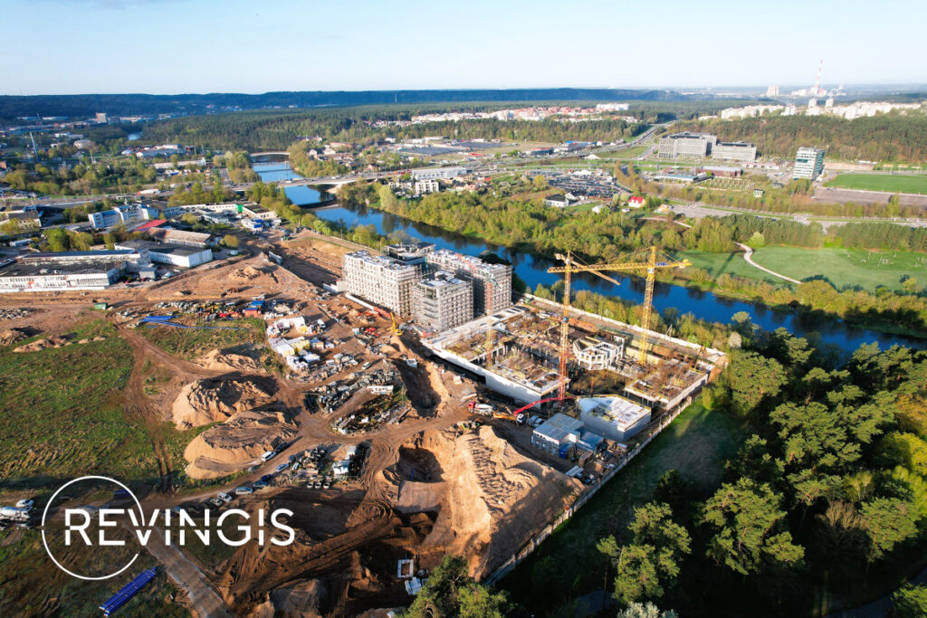 reVINGIS River Space (Geležinio Vilko g. 2) - Multi apartment - construction photos