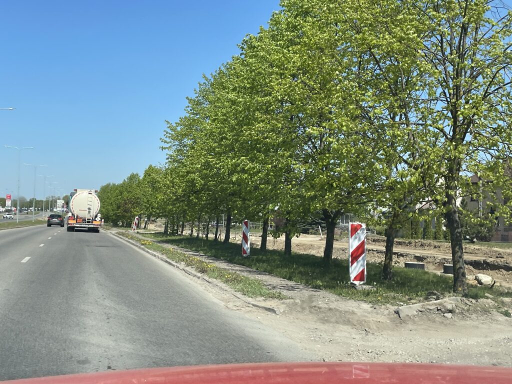 Privažiuojamasis kelias nuo Šiltnamių iki Klaipėdos g. (Liepojos g.) - Iela - būvdarbu attēli