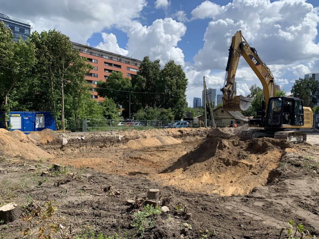 Žalgirio 94 (Žalgirio g. 94) - Office center - construction photos
