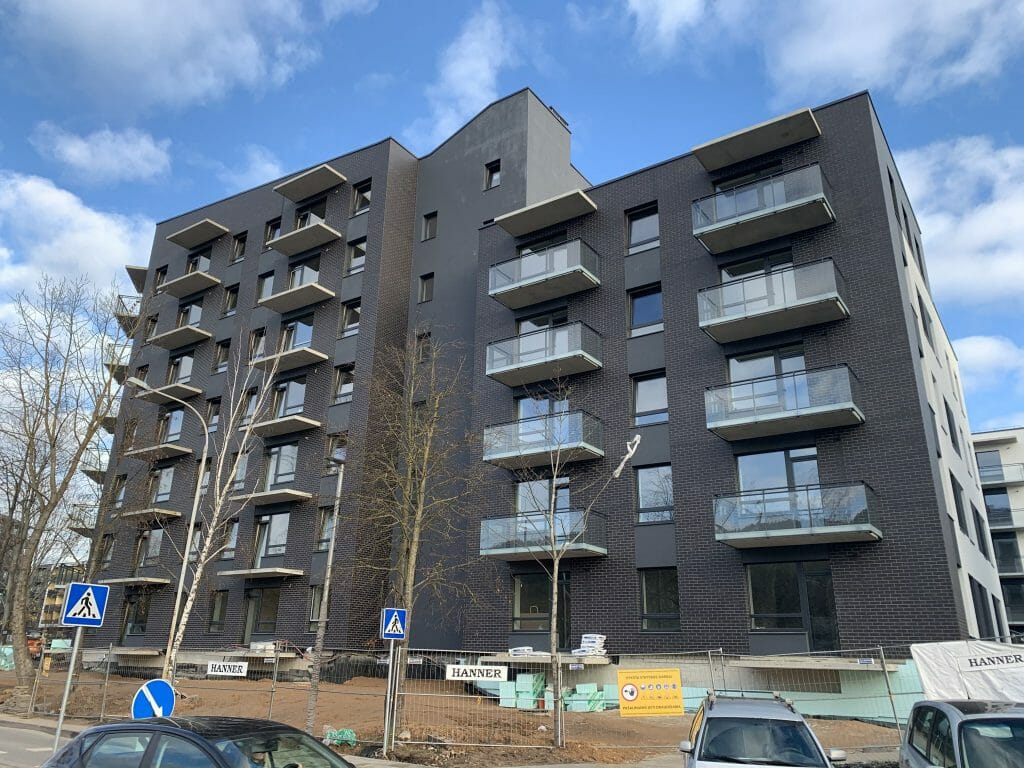 Paparčių namai 2 etapas (Utenos g. 41A) - Daugiabutis - statybų nuotraukos