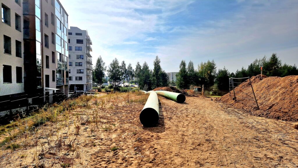 Karaliaučiaus g. atkarpa, Vištyčio g., J. Bretkūno g. atkarpa (Karaliaučiaus g., Vištyčio g., J. Bretkūno g.) - Bike path, Street - construction photos