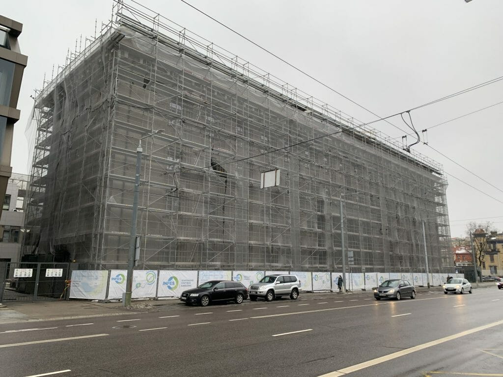 LR Užsienio reikalų ministerijos rekonstrukcija (J. Tumo-Vaižganto g. 2) - Administratīvā ēka - būvdarbu attēli