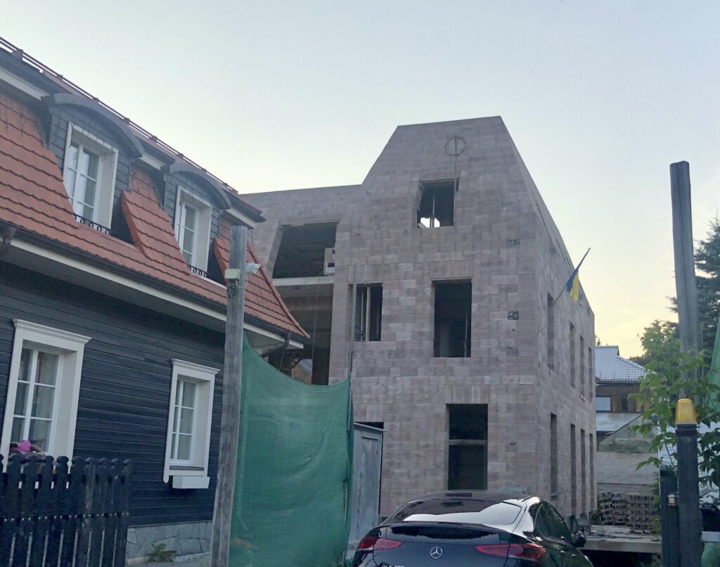 Žalioji g. 17 (Žalioji g. 17) - Hotel, Multi apartment - construction photos