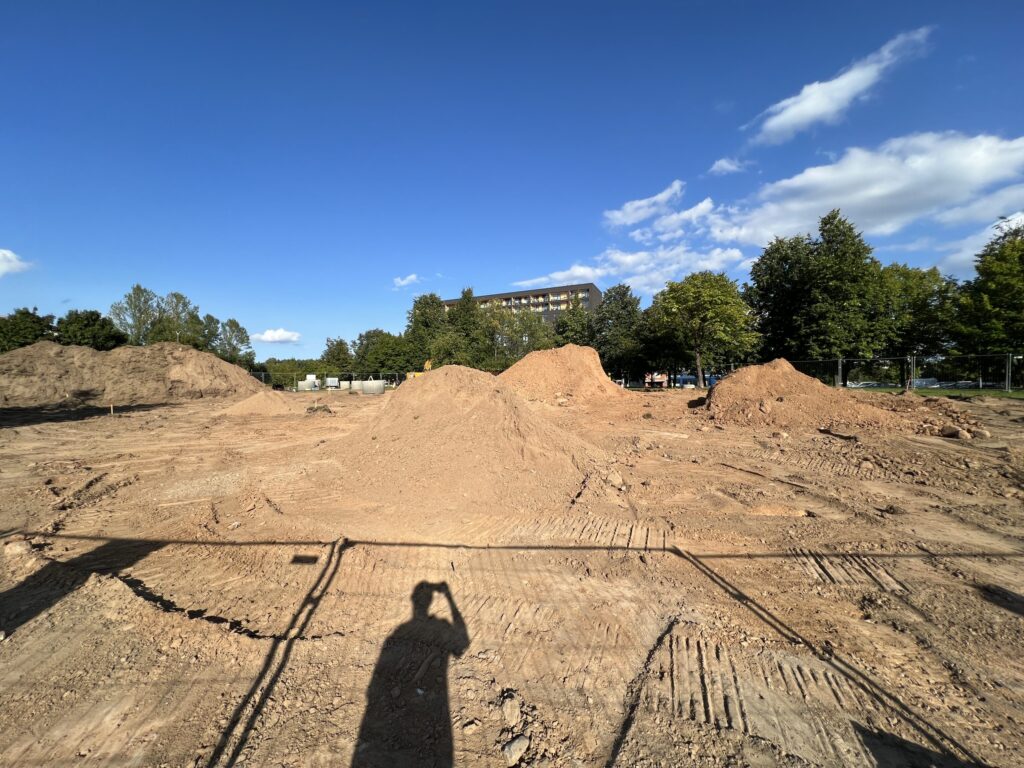 Dviračių kalnelių parkas Viršuliškių g. (Viršuliškių g.) - Extreme sports center - construction photos