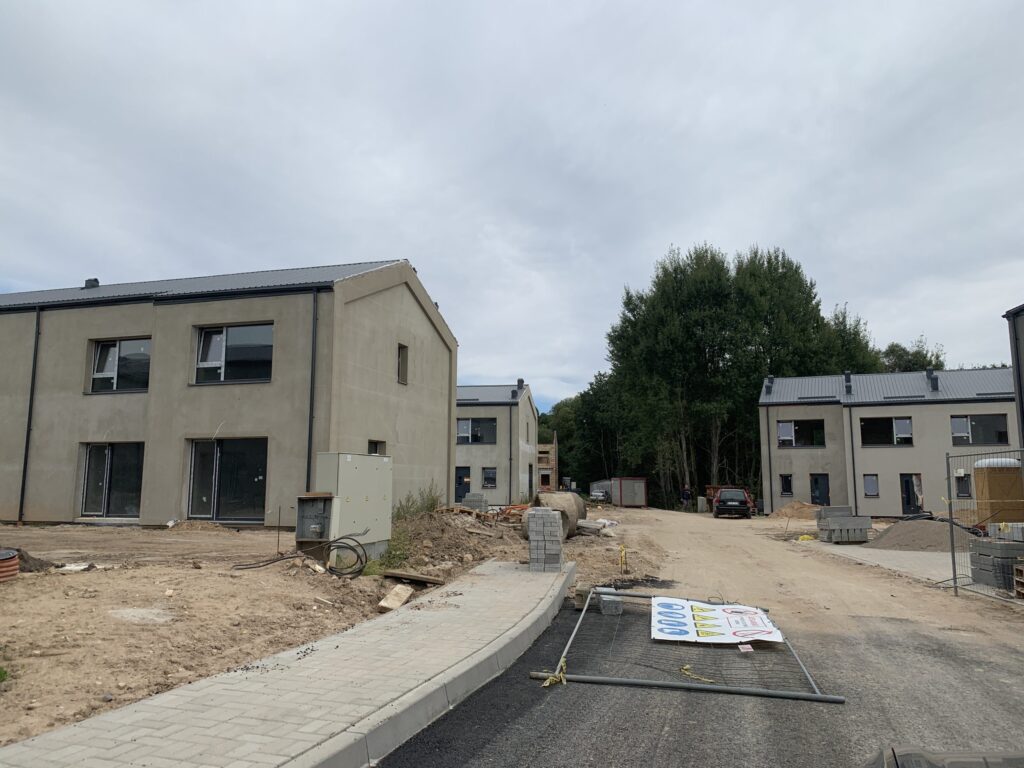 Šilainių miestelis 1 etapas (Alytaus g. 11-67) - Row housing - construction photos